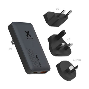Xtorm 65W Fast Travel Charger + Cable + Essentials Bag
